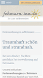 Mobile Screenshot of fehmarn-inn.de